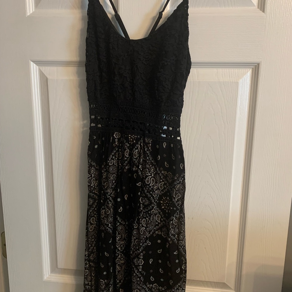 black bandanna dress